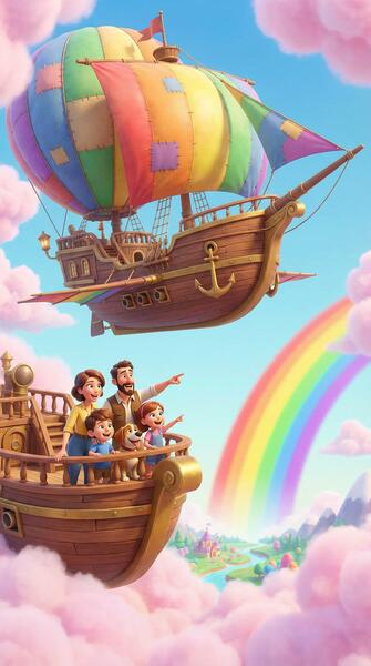 《云端奇遇》高清动画视频海报